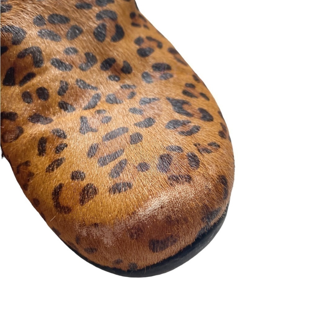 Dansko Olivia Calf Hair Leopard Print Shoes Size 39 - Picture 3 of 12